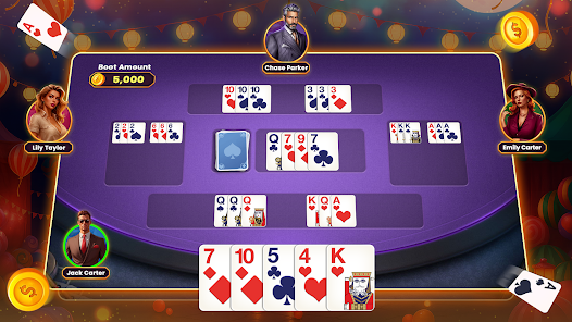 The game screen of KashRummy