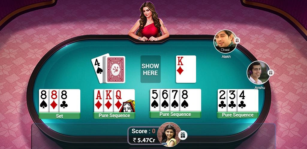 Rummy Golds game screen