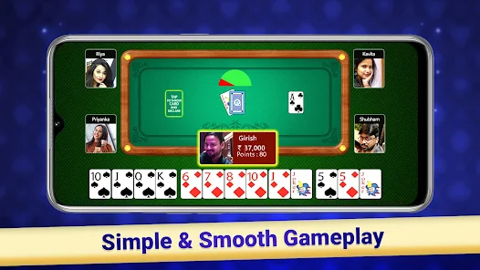 Roz Rummy game screen